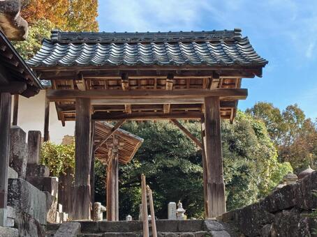 福井県-西福寺-涅槃門 西福寺,寺,大原山の写真素材