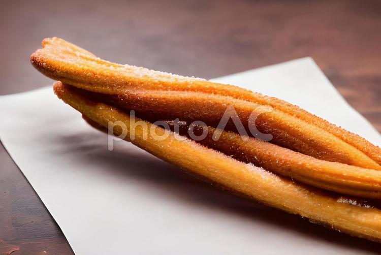 チュロス チュロ,チューロ,揚げ菓子の写真素材