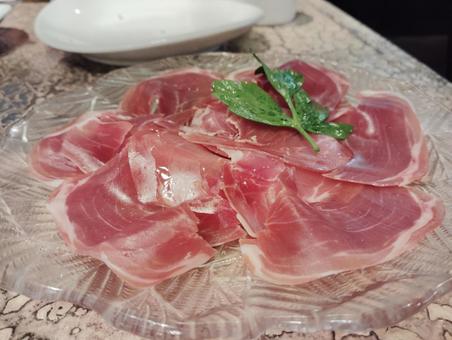 生ハムの写真