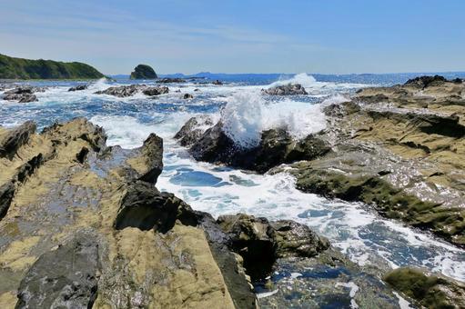 美しい海と潮風 美しい海と潮風 海,波,波打ち際の写真素材