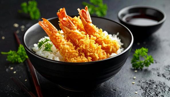 えび天丼の写真