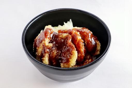 味噌カツ丼 丼,ごはん,どんぶり鉢の写真素材