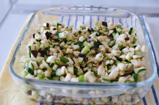 夏野菜を使った山形のだし 夏の定番おかず 夏野菜を使った山形のだし 夏の定番おかずの写真