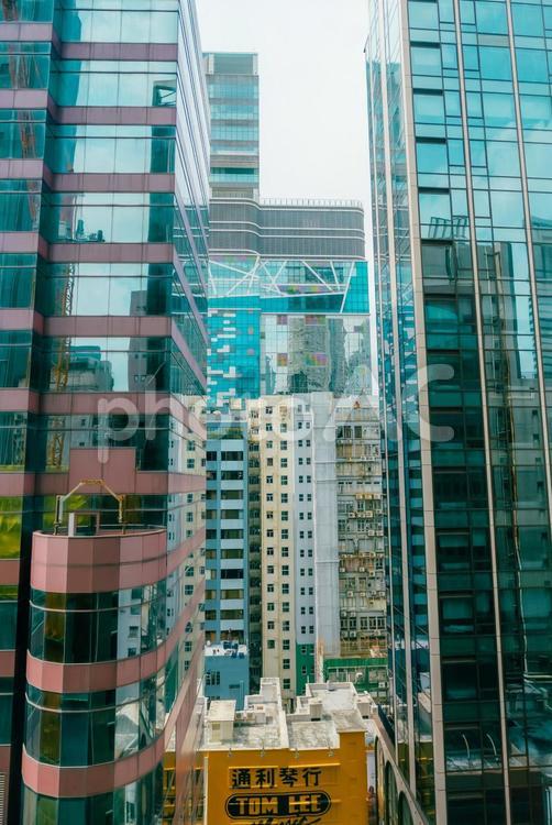 【香港】香港の街並み 香港,街並み,海外の写真素材