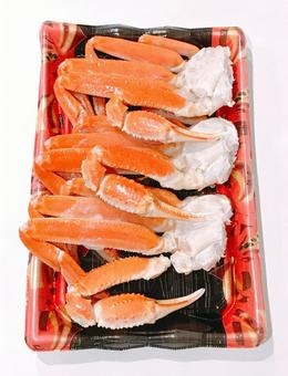 ずわい蟹 ずわい蟹,食べる,茹でズワイガニの写真素材