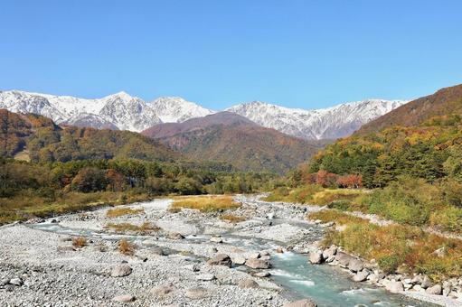 三段紅葉 白馬 三段紅葉 白馬 山,風景,自然の写真素材