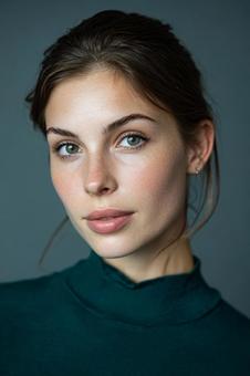 外国人女性のポートレート 外国人女性のポートレートの写真