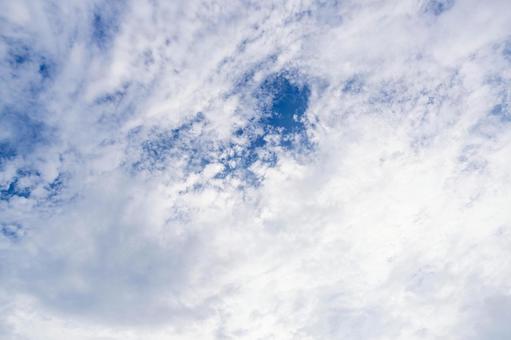 青い空と白い雲 青い空と白い雲の写真