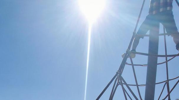 空と太陽 空と太陽の写真