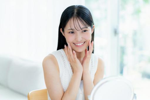 若い女性の美容イメージ 美容,ビューティー,女性の写真素材