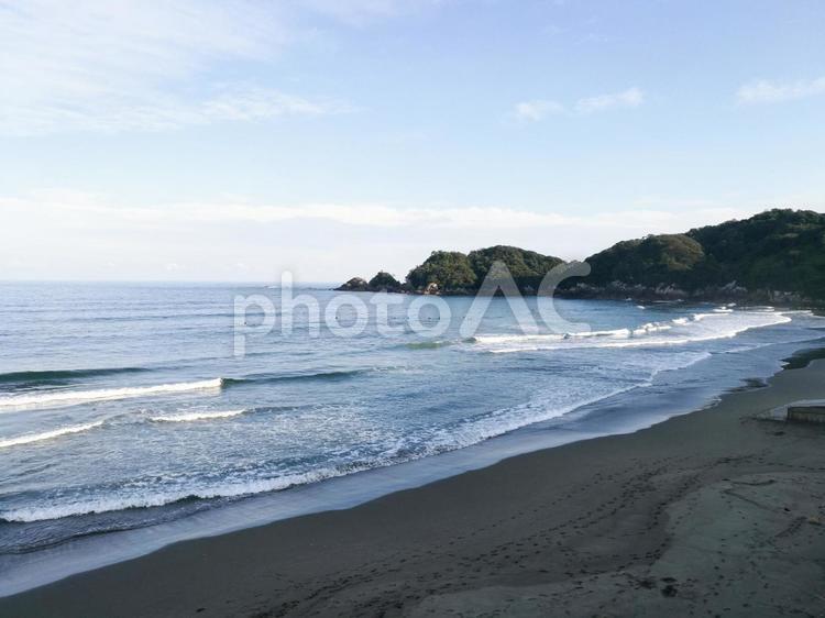 高知県安芸郡東洋町の生見海岸 生見海岸,生見,サーフィンの写真素材