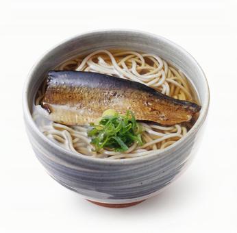にしんそば 白背景 にしんそば 白背景 にしんそば,鰊,蕎麦の写真素材