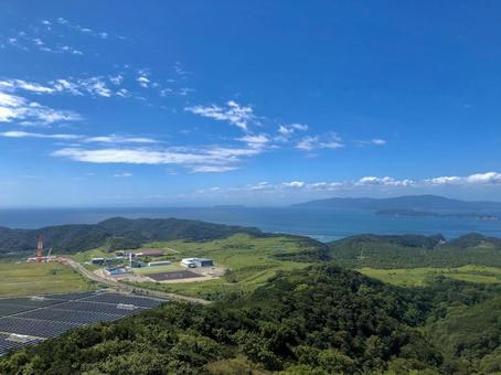 四国が見える! 四国が見える! 自然,風景,景色の写真素材