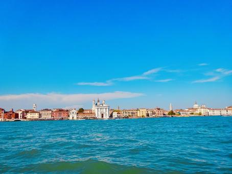 Adriatic sea and panoramic venice cityscape, JPG Adriatic sea and panoramic venice cityscape, JPG