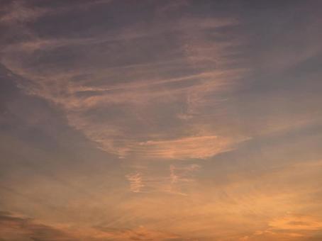 朝焼けと雲 朝焼けと雲の写真