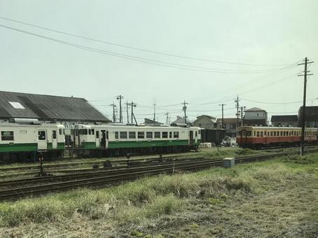 小湊鐵道 キハ200形 キハ40形 小湊鐵道 キハ200形 キハ40形 小湊鐵道,鉄道,鉄道写真の写真素材