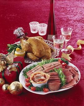 Xmasオードブル クリスマス,パーティー,料理の写真素材