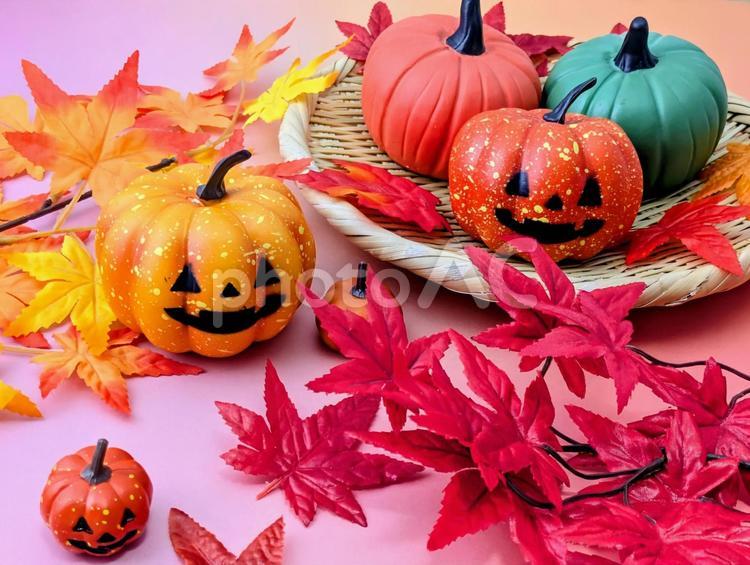 秋イメージ（ハロウィン）1 秋,ハロウィン,ハロウィーンの写真素材