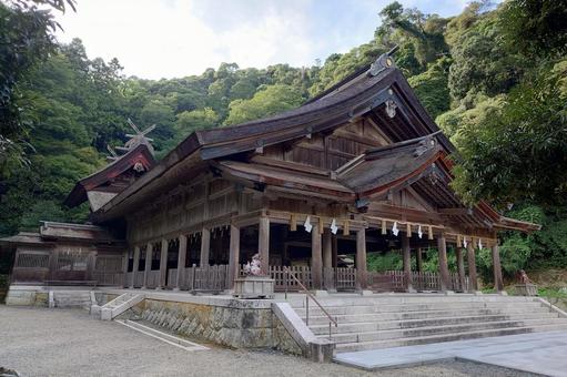島根県-美保神社-拝殿 美保神社,神社,拝殿の写真素材