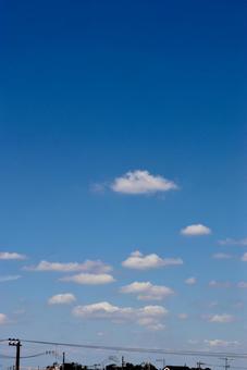 空 縦位置 空 縦位置の写真