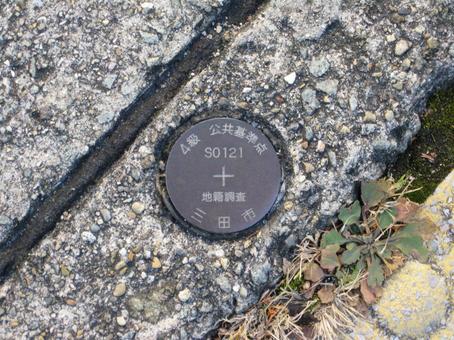 公共基準点（4級） 基準点,4級,公共の写真素材