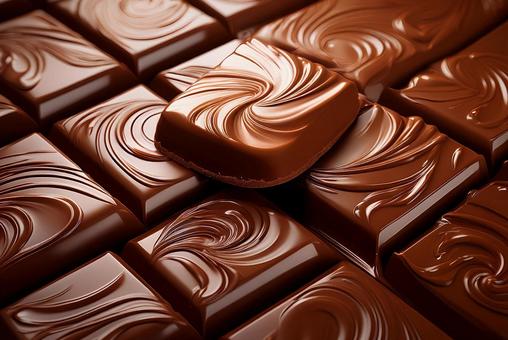 チョコレート背景の写真