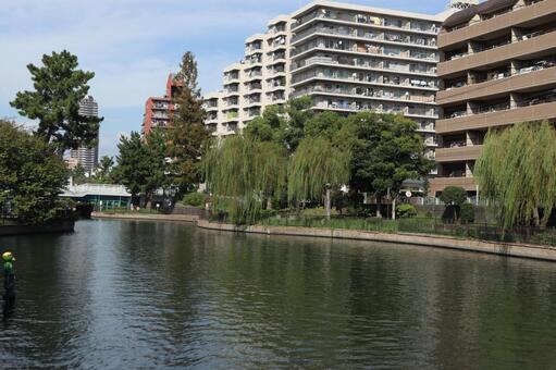 東陽町　街並み 東陽町,江東区,東京の写真素材