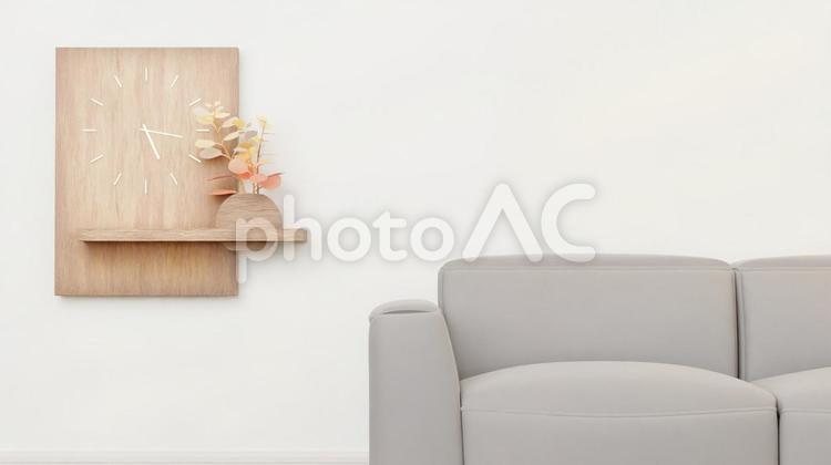 ブログやホームページ用インテリアイメージ ブログ,ソファ,ブログ背景の写真素材