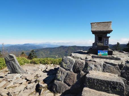 花の百名山・根子岳 根子岳,花の百名山,百名山の写真素材