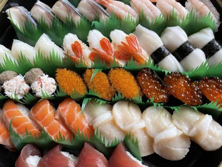 Assorted sushi, JPG
