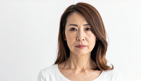 ほうれい線の写真