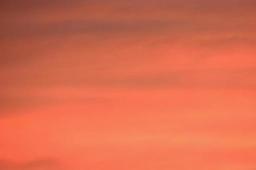 夕焼けの空 夕焼けの空の写真
