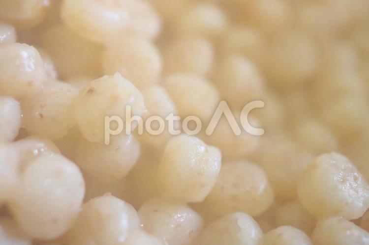 茹でたてのクスクス 茹でたて,クスクス,湯気の写真素材