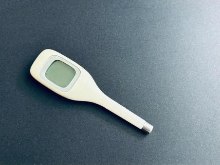 白い体温計 白い体温計 風邪,病気,体調管理の写真素材