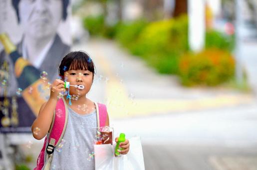 シャボン玉 シャボン玉の写真