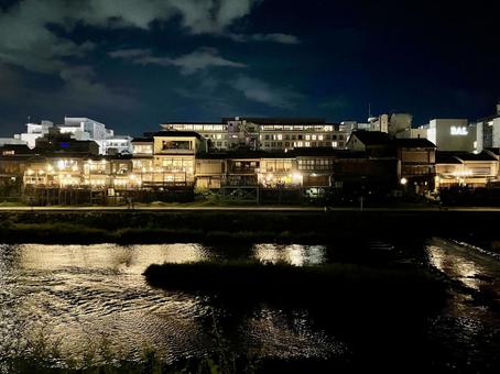 Photo, kyoto, kamogawa, pontocho, 