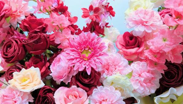 フラワーアレンジメント4 フラワーアレンジメント4 フラワーアレンジメント,薔薇,カーネーションの写真素材