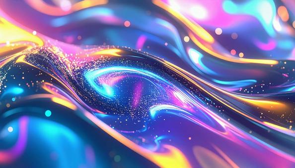 幻想的な流体アート 幻想的な流体アートの写真