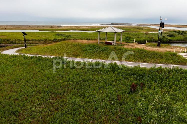沿岸部の風景⒀ 仙台市,藤塚地区,沿岸部の写真素材