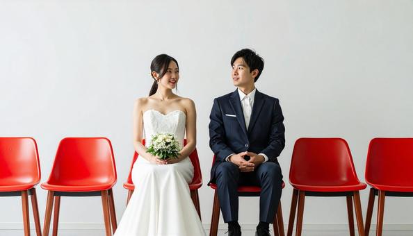 新郎新婦 新郎新婦の写真