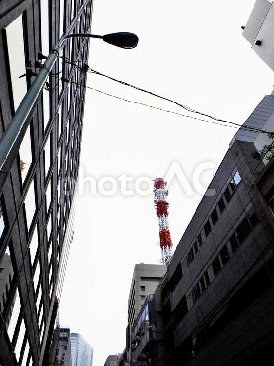銀座の塔のある風景２ 日本,東京,千代田区の写真素材