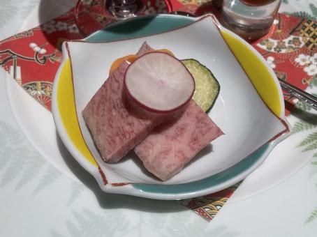 ローストビーフ ローストビーフ,和牛,分厚いの写真素材