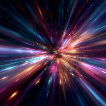 宇宙を駆ける光 宇宙を駆ける光の写真