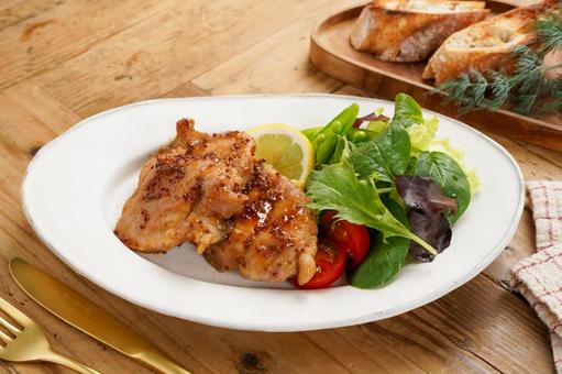 Photo, pork fillet meat, pork saute, pork, 