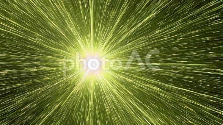 背景素材☆ワープ・スピード感☆イエロー ワープ,スピード,サイエンスの写真素材