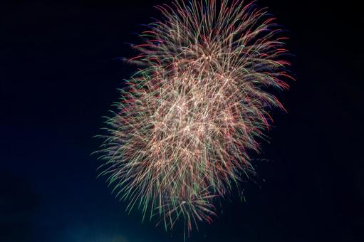 打上げ花火 打上げ花火 打上げ花火,花火,葛飾納涼花火大会の写真素材