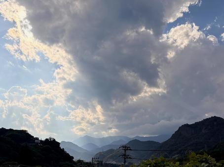 Photo, light, sky, angel ladder, 