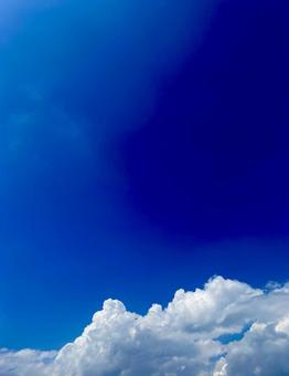 遠いソラ 青空,青,blueの写真素材