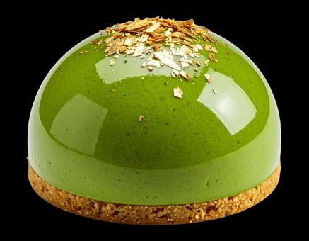 抹茶のムースタルトケーキ 抹茶のムースタルトケーキの写真