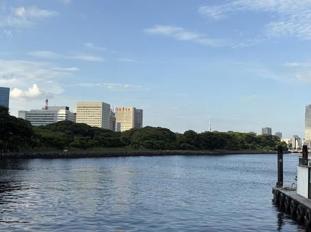 都会の水辺 水辺,水,風景の写真素材